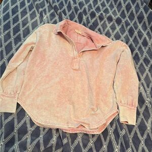 Blu Pepper Light Pink Pullover Blouse